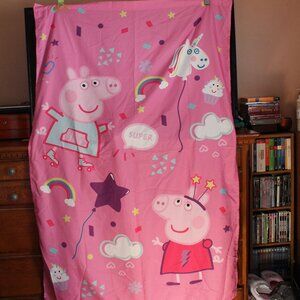 Peppa Pig Set Of Panel Curtains With Tie Backs